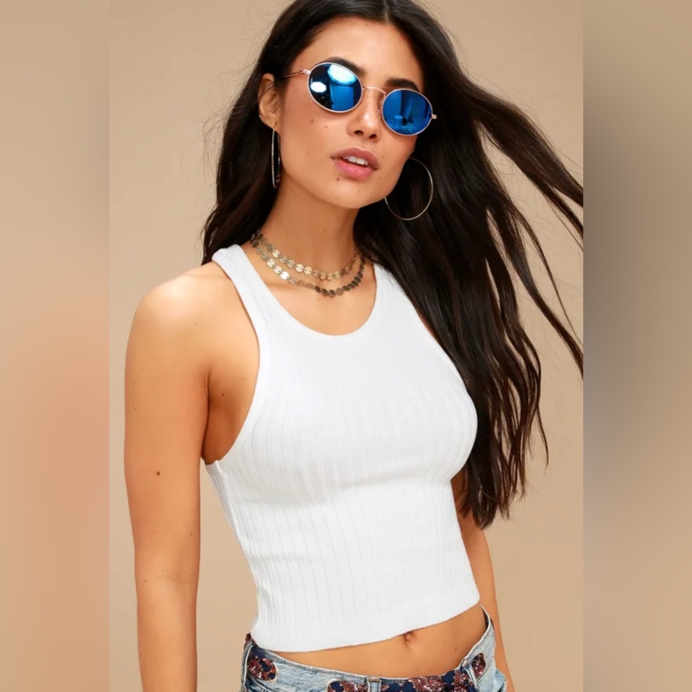 Ribbed Knit Crop Top